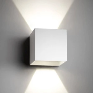 Mlight Cube 81-4006 LED vanjsko zidno svjetlo ATT.CALC.EEK: LED 6 W Toplo-bijela Bijela slika