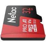 Netac Technology NT02P500PRO-032G-R microsdhc kartica 32 GB A1 Application Performance Class optimizirano za 24/7 kamere za video nadzor