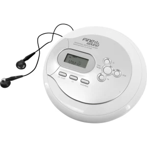 FineSound FS2 prijenosni CD player CD, CD-R, CD-RW, MP3 funkcija punjenja baterije, mogućnost punjenja bijela slika
