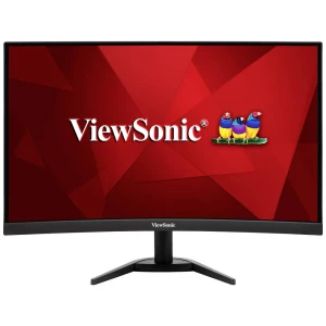 Viewsonic VX2468-PC-MHD ekran za igranje  61 cm (24 palac) Energetska učinkovitost 2021 F (A - G) 1920 x 1080 piksel Full HD 1 ms DisplayPort, HDMI™, slušalice (3.5 mm jack) VA LED slika