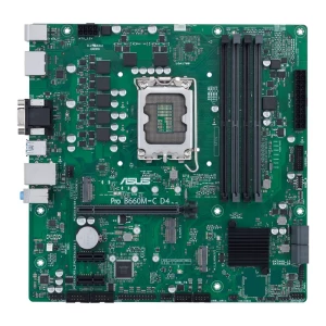 Asus PRO B660M-C D4-CSM matična ploča Baza Intel® 1700 Faktor oblika (detalji) Micro-ATX Set čipova matične ploče Intel® slika