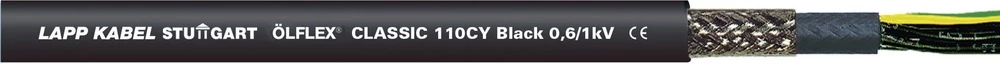 Krmilni kabel ÖLFLEX® CLASSIC 110 CY BLACK 4 G 1 mm crne boje LappKabel 1121269 100 m slika