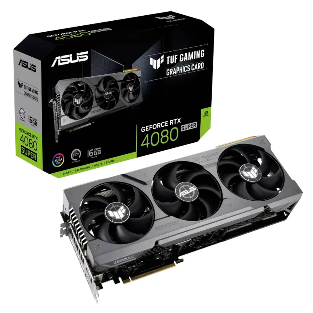 Asus grafička kartica Nvidia GeForce RTX 4080 Super TUF Gaming 16 GB GDDR6X-RAM PCIe x16 DisplayPort, HDMI™ slika