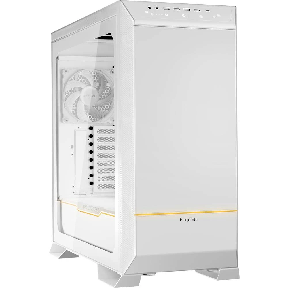 BeQuiet DARK BASE PRO 901 White full tower kućište za računala bijela 3 predinstalirana ventilatora, integrirana rasvjet slika