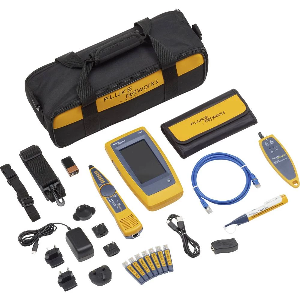 Fluke Networks LIQ-KIT-VFL-FBRLRT kabelski, mrežni i WiFi industrijski tester za Ethernet slika