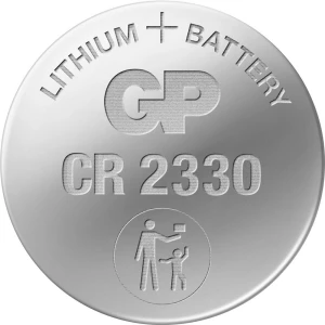 GP Batteries GPCR2330E-2CPU1 CR2330 C1 gumbasta baterija CR 2330 litijev 260 mAh 3 V 1 St. slika