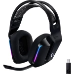 Logitech Gaming G733 LIGHTSPEED igraće naglavne slušalice sa mikrofonom bežični 2.4 gHz bežične, stereo na ušima crna