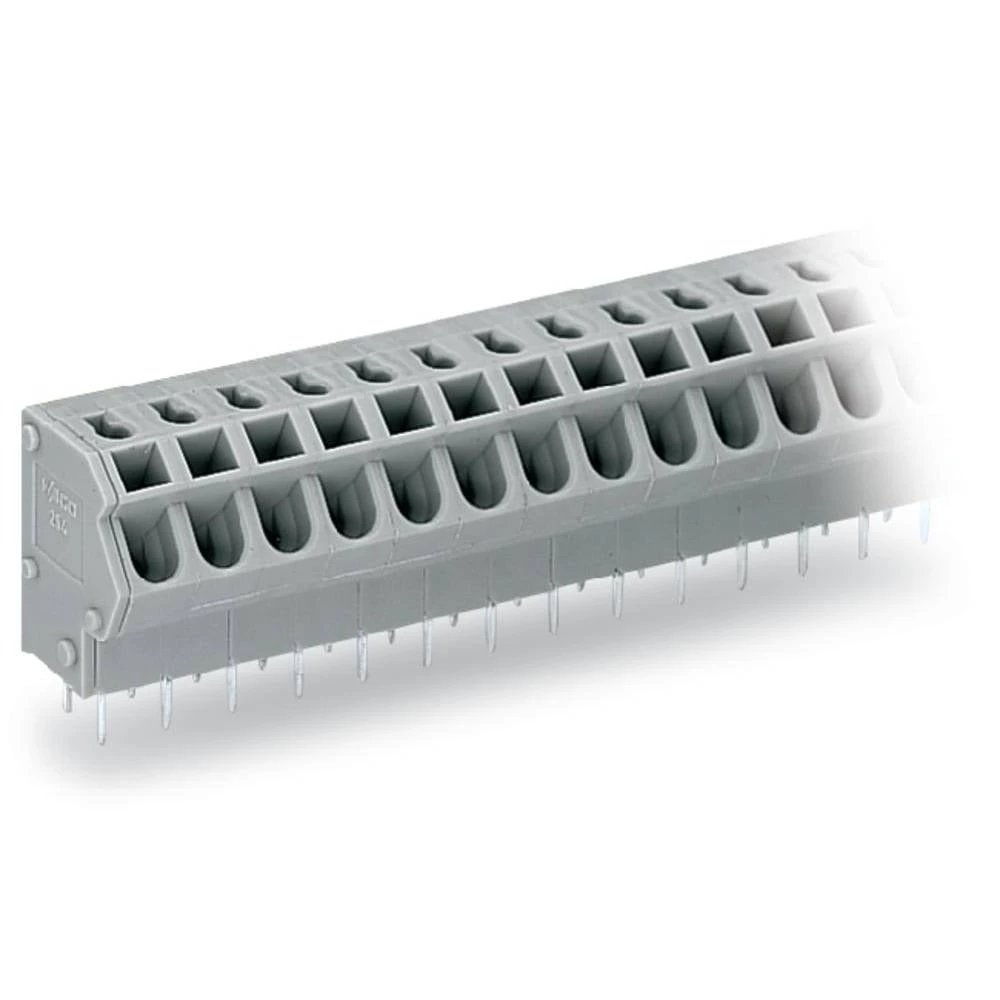 WAGO 254-458 opružna blok spojka 1.50 mm² Broj polova (broj) 8 siva 100 kom. slika