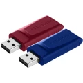 USB Stick 32 GB Verbatim Slider Crvena, Plava 49327 USB 2.0 slika