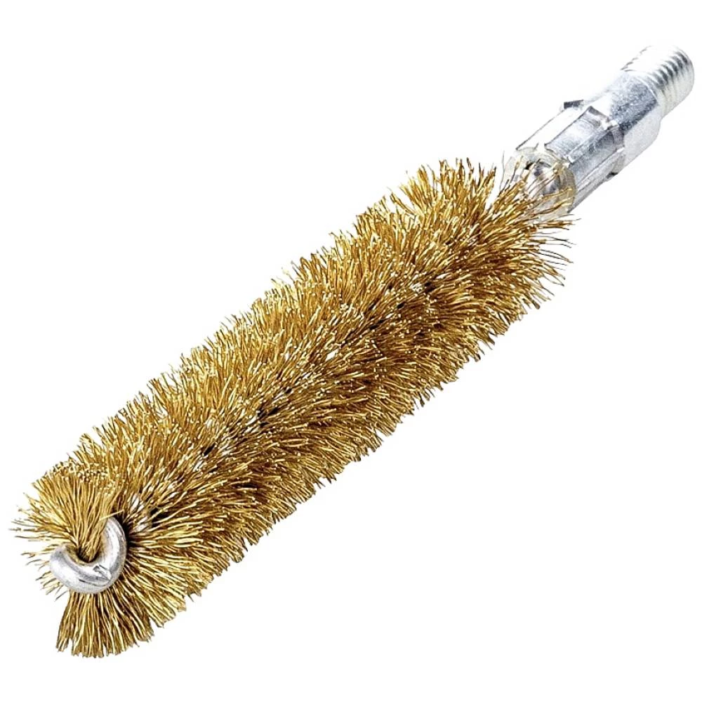 Lessmann Cijevna četka L.115mm D.12mm mjedena žica valovita ispuna L.80mm  500712 1 St. slika