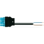 WAGO 771-5001/165-000 mrežni priključni kabel mrežni adapter - slobodan kraj Ukupan broj polova: 5 crna, plava boja 2 m