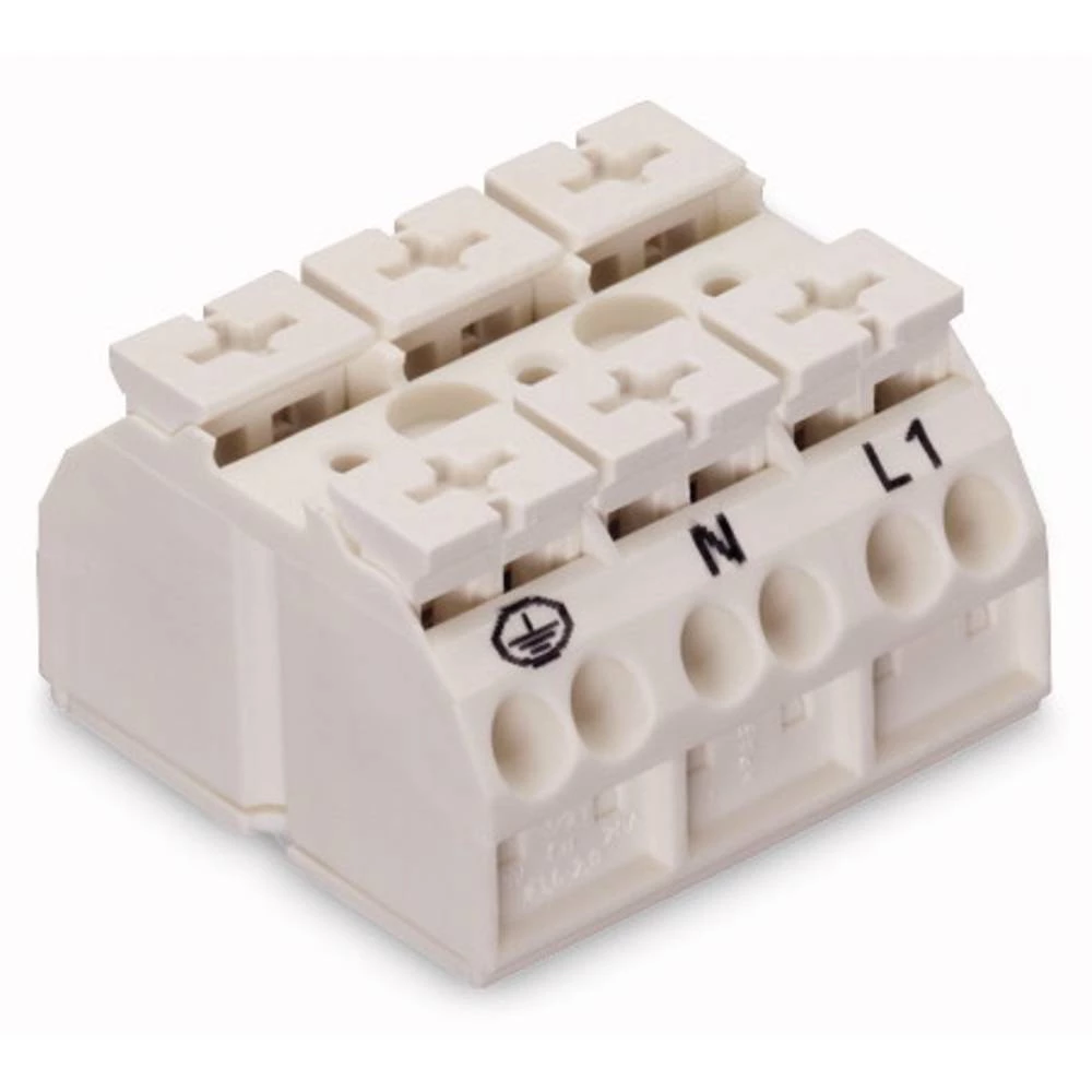 WAGO 862-1693 stezaljka za priključivanje uređaja opružna stezaljka bijela 250 St. slika