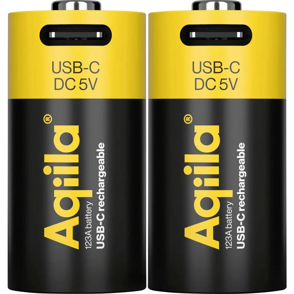 Aqiila Akku specijalni akumulatori CR-123A Li-Ion 3 V 750 mAh 2 kom. slika