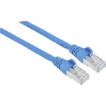 Intellinet 740913 RJ45 mrežni kabel, Patch kabel cat 6a S/FTP 3.00 m plava boja zaštićen s folijom, pletena zaštita, sa zaštitom, podržava HDMI, bez halogena 1 St.