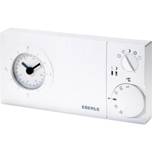 Sobni termostat Podžbukna Tjedni program 5 Do 30 °C Eberle Easy 3 SW slika