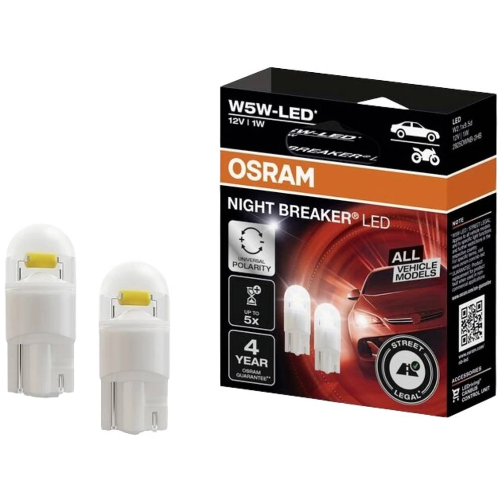 OSRAM 2825DWNB-2HFB led žarulje Night Breaker® LED W5W 1 W 12 V slika