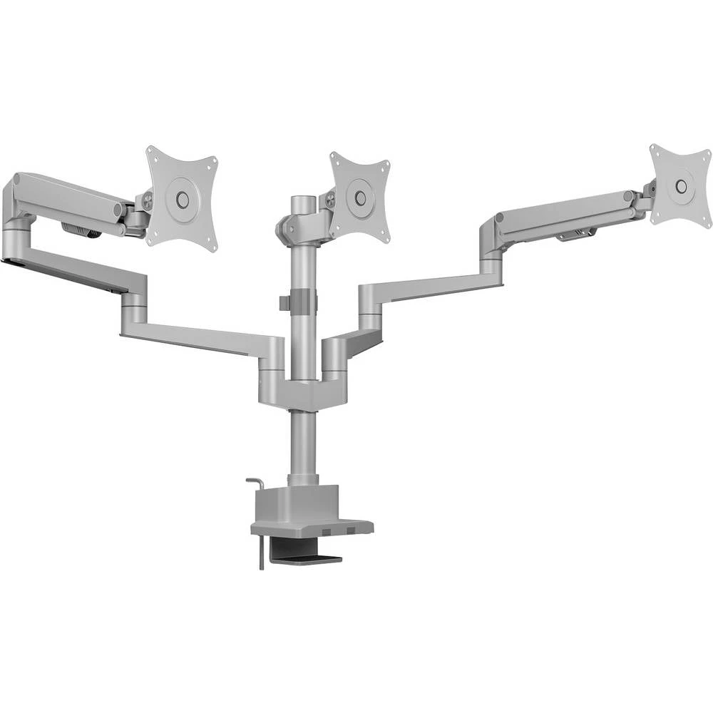 ICY BOX stolni nosač za monitor Monitorständer für drei Monitore 3 Zaslon(i) 76,2 cm (30") siva, srebrna slika