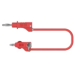 Electro PJP 2110-CD1-50R mjerni kabel [banana utikač - banana utikač] 50 cm crvena 1 St.