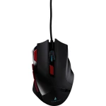Surefire Gaming Eagle Claw USB, žičani igraći miš optički osvjetljen crna/crvena