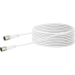 Antene, SAT Priključni kabel [1x Brzi muški konektor F - 1x Brzi muški konektor F] 10 m 10 dB četverostuko zaštićen Bijela Schwa