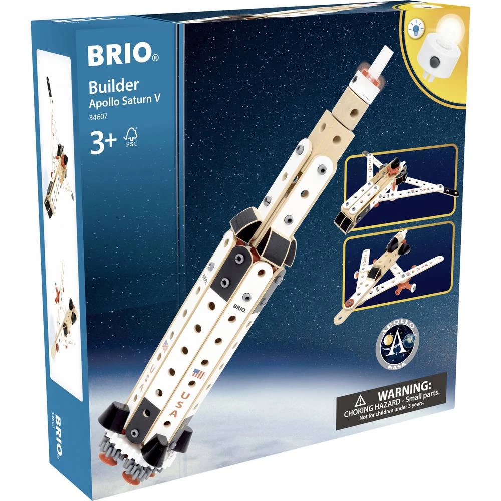 Brio Apollo Saturn V set komponenta konstruktor Broj dijelova: 91 Starosna skupina: iznad 3 godine slika