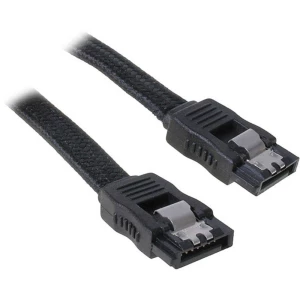 Tvrdi disk Priključni kabel [1x 7-polni ženski konektor SATA - 1x 7-polni ženski konektor SATA] 0.30 m Crna Bitfenix slika