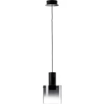 LED viseća svjetiljka 8 W Toplo-bijela Brilliant Beth G75570/93 Crna, Boja dima