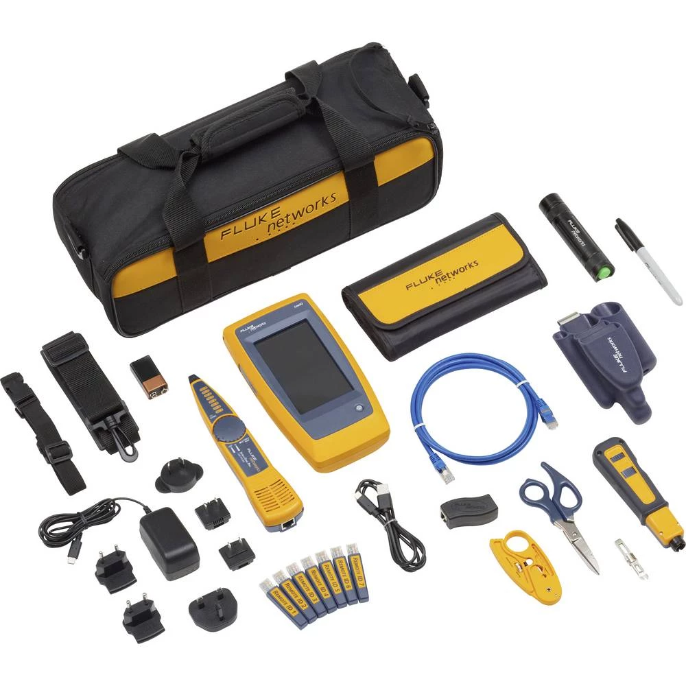 Fluke Networks LIQ-KIT-IS60 kabelski, mrežni i WiFi industrijski tester za Ethernet slika