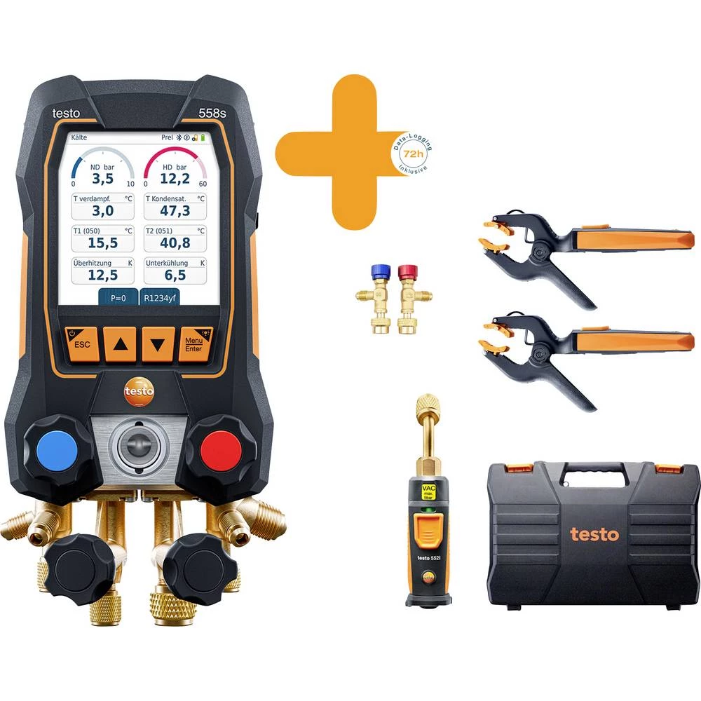 pametni set za usisavanje testo 0564 2558 pritisak, temperatura s funkcijom za pohranjivanje podataka slika