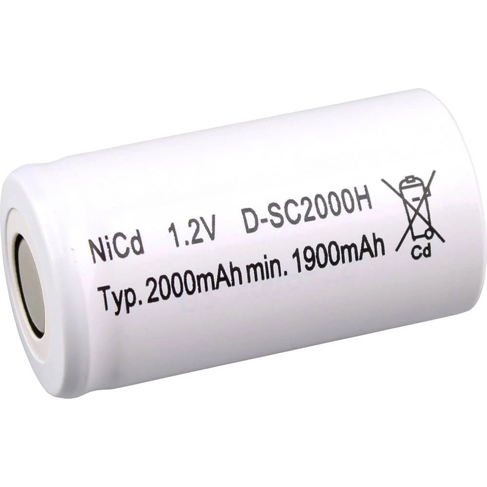 Mexcel specijalni akumulatori Sub-C NiCd 1.2 V 2000 mAh 1 kom. slika