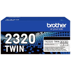 Originalni Brother Twin Pack TN-2320TWIN toner ulošci crni za 2600 stranica svaki Brother toner TN-2320TWIN TN2320TWIN original crn 2600 Stranica slika