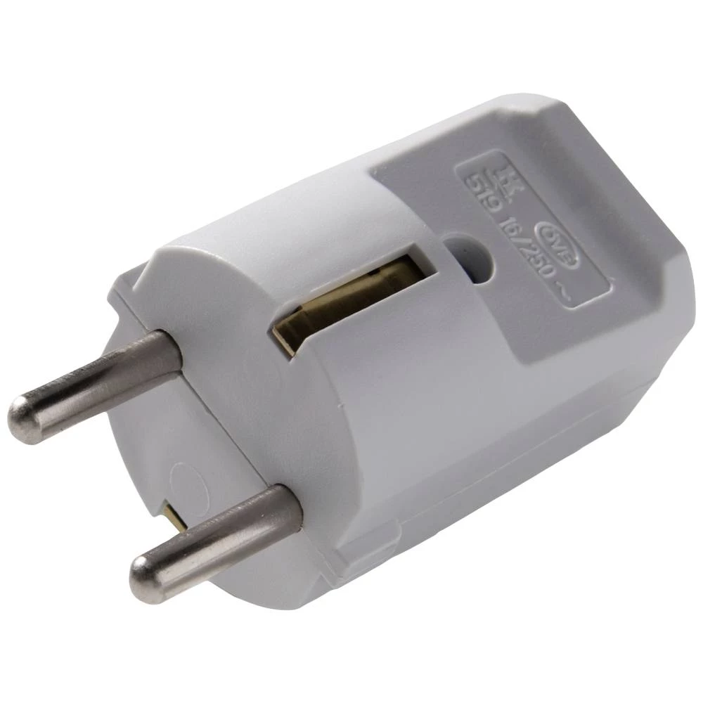 Martin Kaiser 519oT/gr utikač sa zaštitnim kontaktom poliamid 6  250 V siva IP20 slika