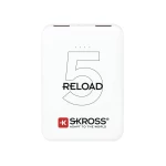 Skross Reload 5 powerbank (rezervna baterija) 5000 mAh  li-ion  bijela prikaz statusa