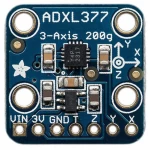 Adafruit Ploča za proširenje ADXL377 - High-G Triple-Axis Accelerometer (+-200g Analog Out)