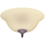 Svjetiljka za stropni ventilator Hunter AMBER BOWL UNIVERSAL Jantarna boja