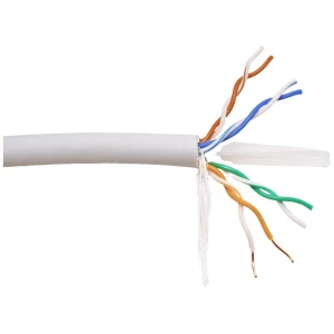 Roline 21.15.1687 mrežni kabel cat 6a U/UTP siva 300 m slika