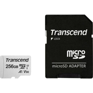 microSDXC kartica 256 GB Transcend Premium 300S Class 10, UHS-I, UHS-Class 3, v30 Video Speed Class Uklj. SD-adapter slika