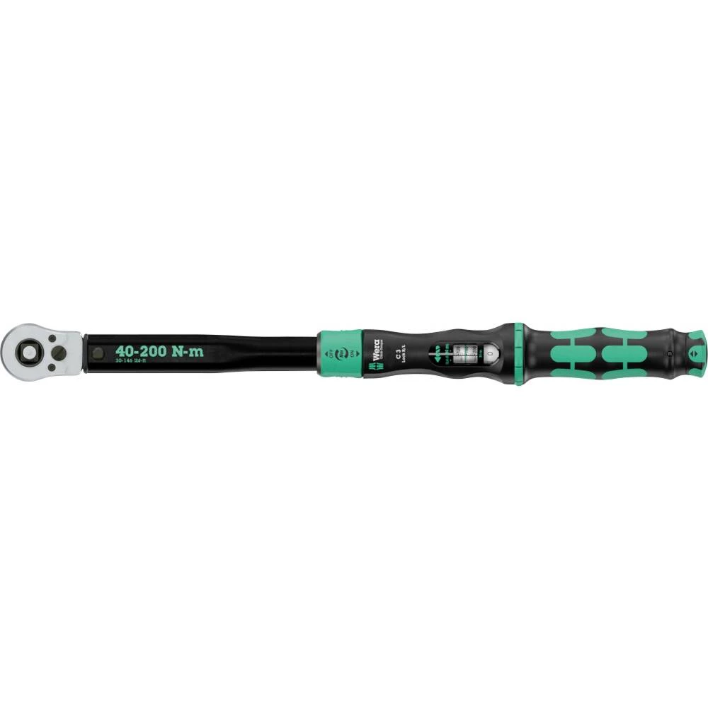 Wera Click-Torque Lock C 3 R/L 05075695001 momentni ključ s prolaznom kvadratnom rupom 1/2" (12.5 mm) 200 - 40 Nm slika