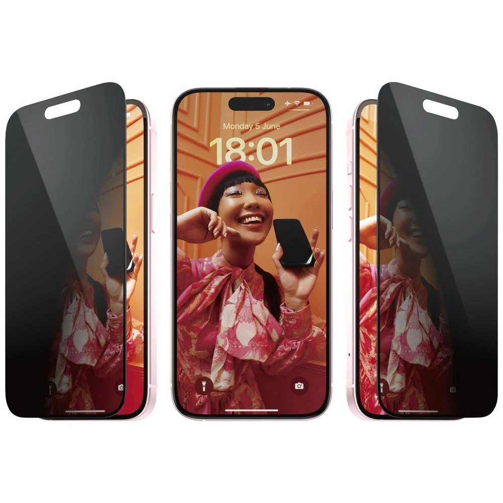 PanzerGlass Privacy zaštitna folija zaslona Apple iPhone 15 1 St. bočna zaštita od pogleda P2809 slika