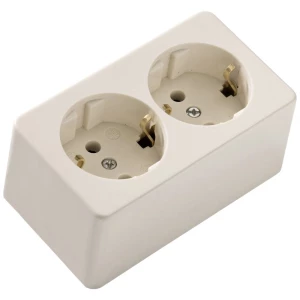 Martin Kaiser 715/ws  nadžbukna utičnica 1-dijelni komplet  IP20 krem-bijela (mat) slika