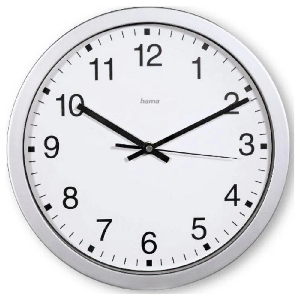 Hama 00185870 kvarčni zidni sat 30.00 mm x 30.00 mm x 4.00 mm slika