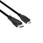 club3D HDMI Priključni kabel [1x Muški konektor Mini HDMI tipa C - 1x Muški konektor HDMI] 1 m Crna