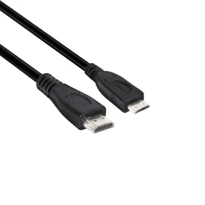 club3D HDMI Priključni kabel [1x Muški konektor Mini HDMI tipa C - 1x Muški konektor HDMI] 1 m Crna slika