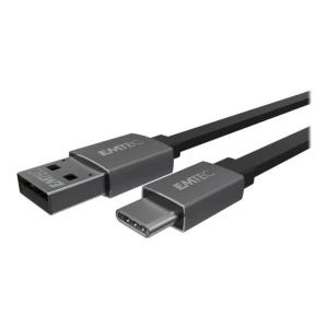 Emtec USB kabel  USB-A utikač, USB-C® utikač 1.2 m crna  ECCHAT700TC slika