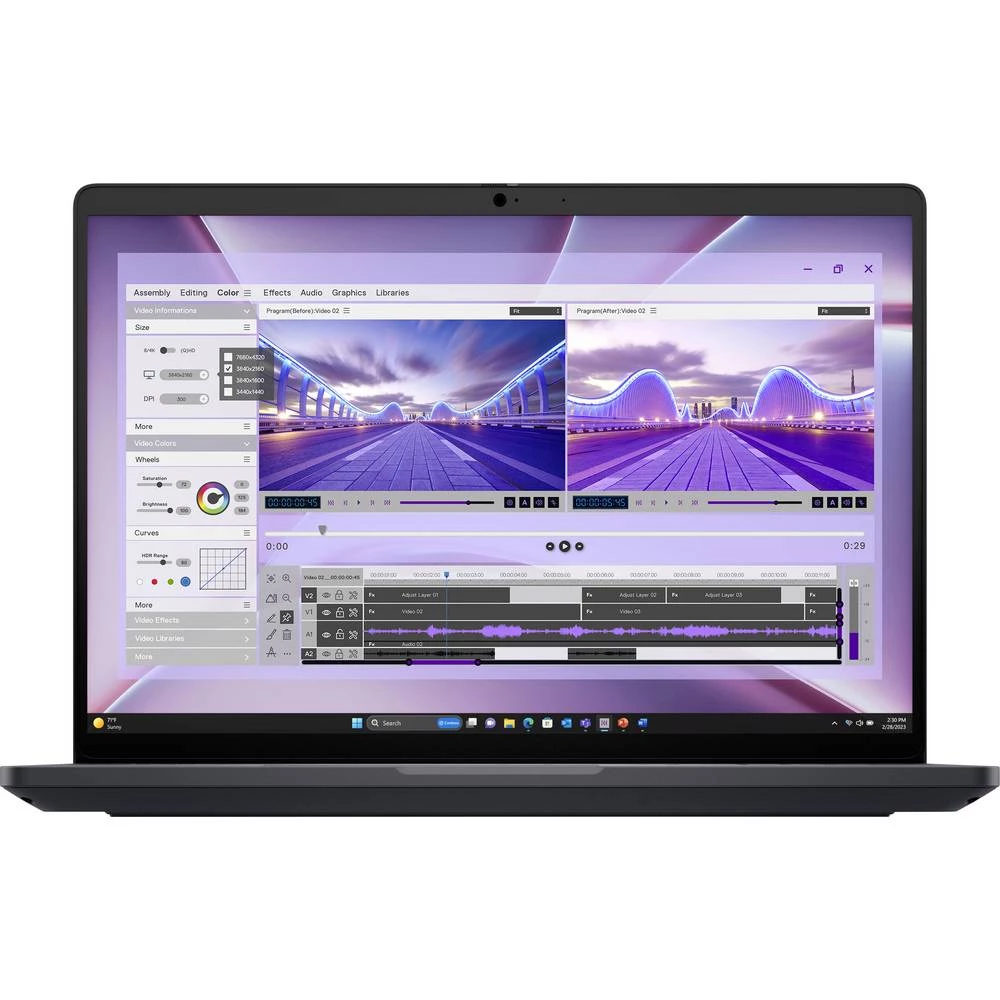 Dell Notebook radna stanica Pro Max 16 40.6 cm (16 palac) WUXGA Intel® Core™ Ultra 7 265H 64 GB RAM 1 TB SSD njemačka, q slika