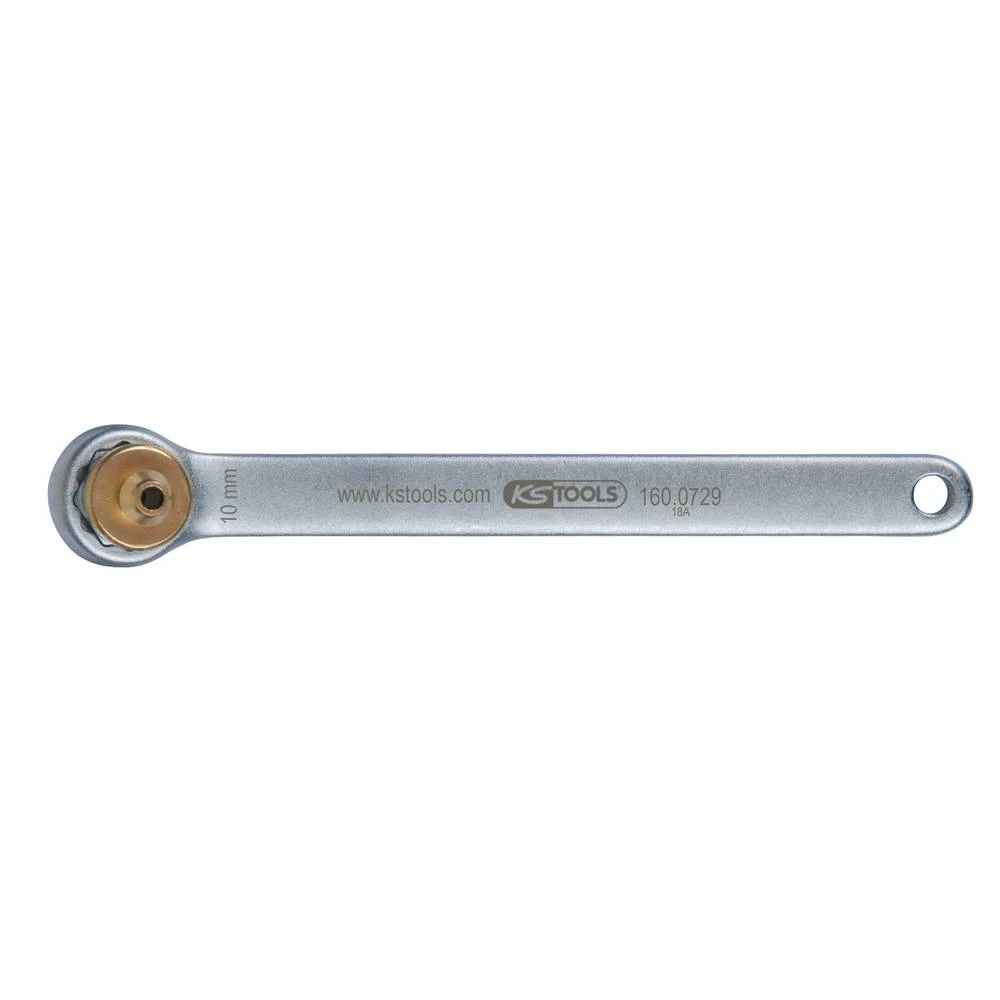KS Tools 160.0729 Odzračnik kočnica, ekstra kratki, 10 mm, zlatni slika