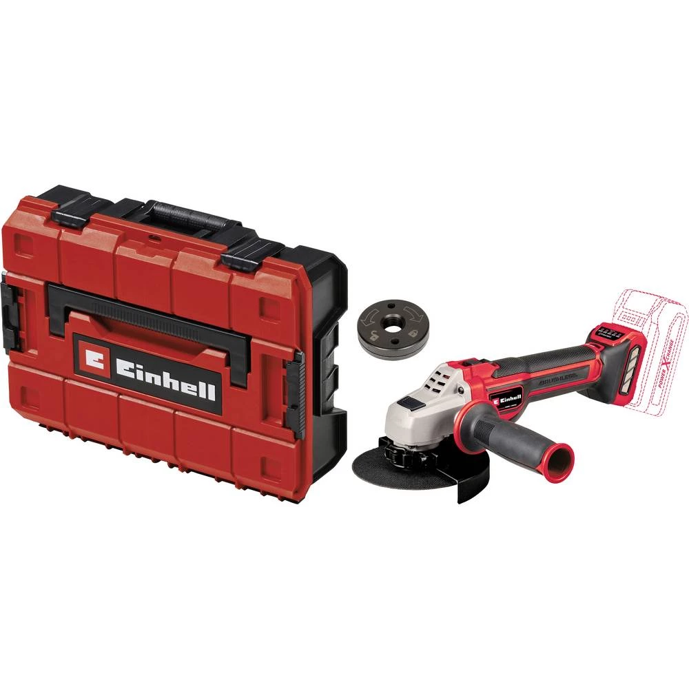 Einhell 4431155+4540011 akumulatorska kutna brusilica 125 mm bez baterije, bez punjača, uklj. matica za brzo otpuštanje, slika