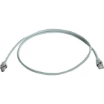 LAN (RJ45) Mreža Priključni kabel CAT 6A S/FTP 20 m Siva Vatrostalan, Bez halogena Telegärtner