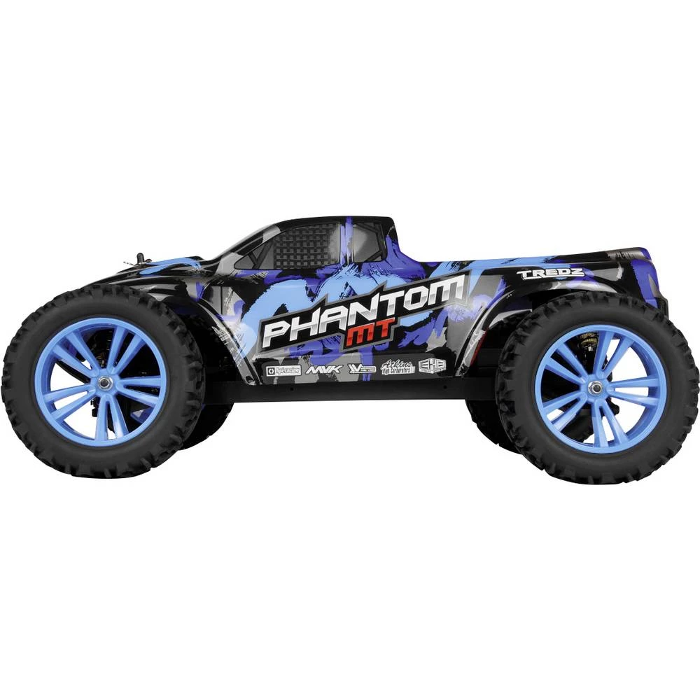 Maverick Phantom MT 1:10 RTR plava boja s četkama 1:10 RC model automobila električni monstertruck pogon na sva četiri k slika