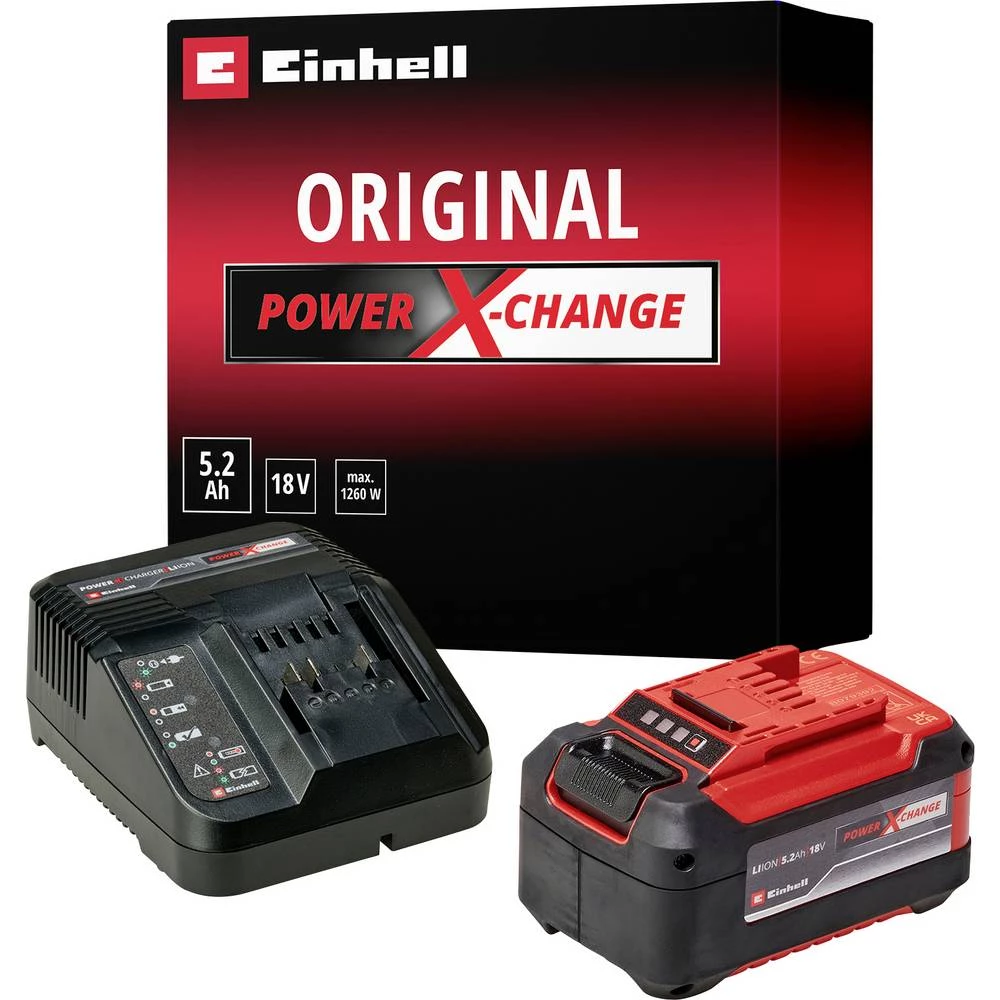 Einhell 4512147 PXC-Starter-Kit baterija za alat i punjač 18 V 5.2 Ah Li-Ion slika